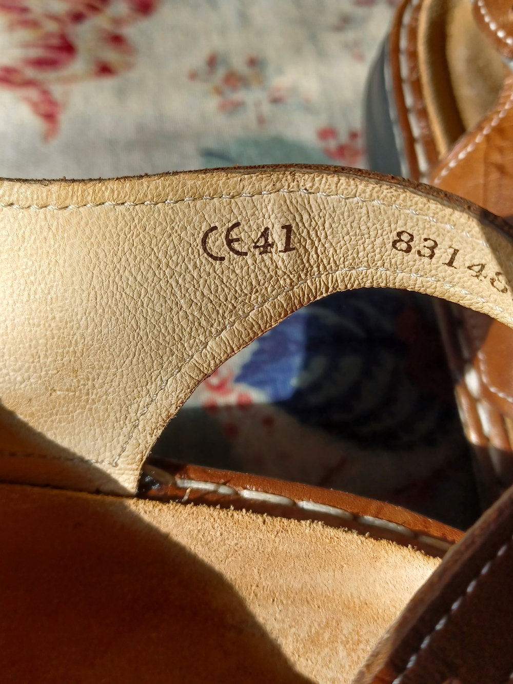 Finn Comfort Brown Leather Adjustable Strap Sandals - Picture 3 of 4